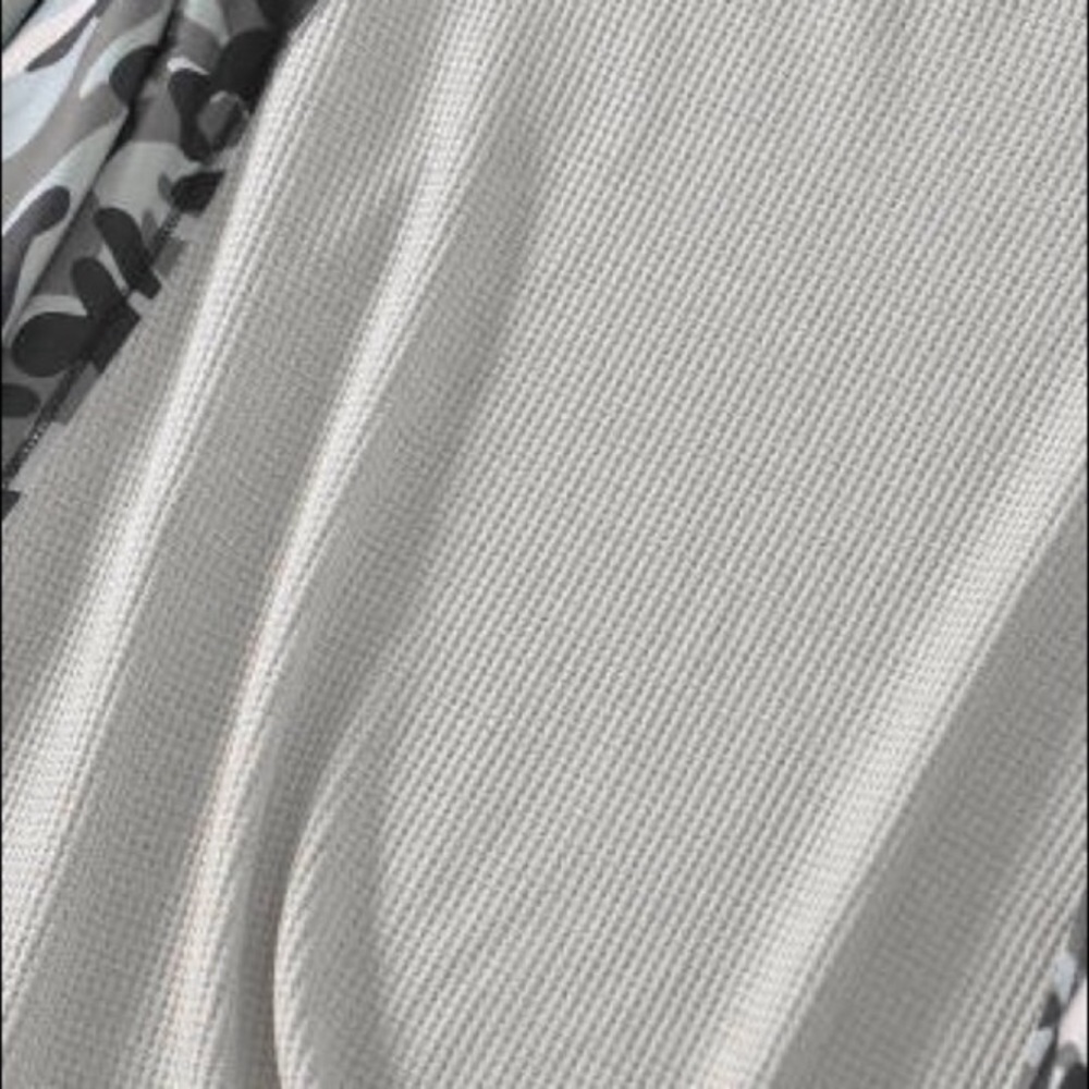 NEW Camo & Grey Off Shoulder LongSleeve Top - Picture 7 of 16